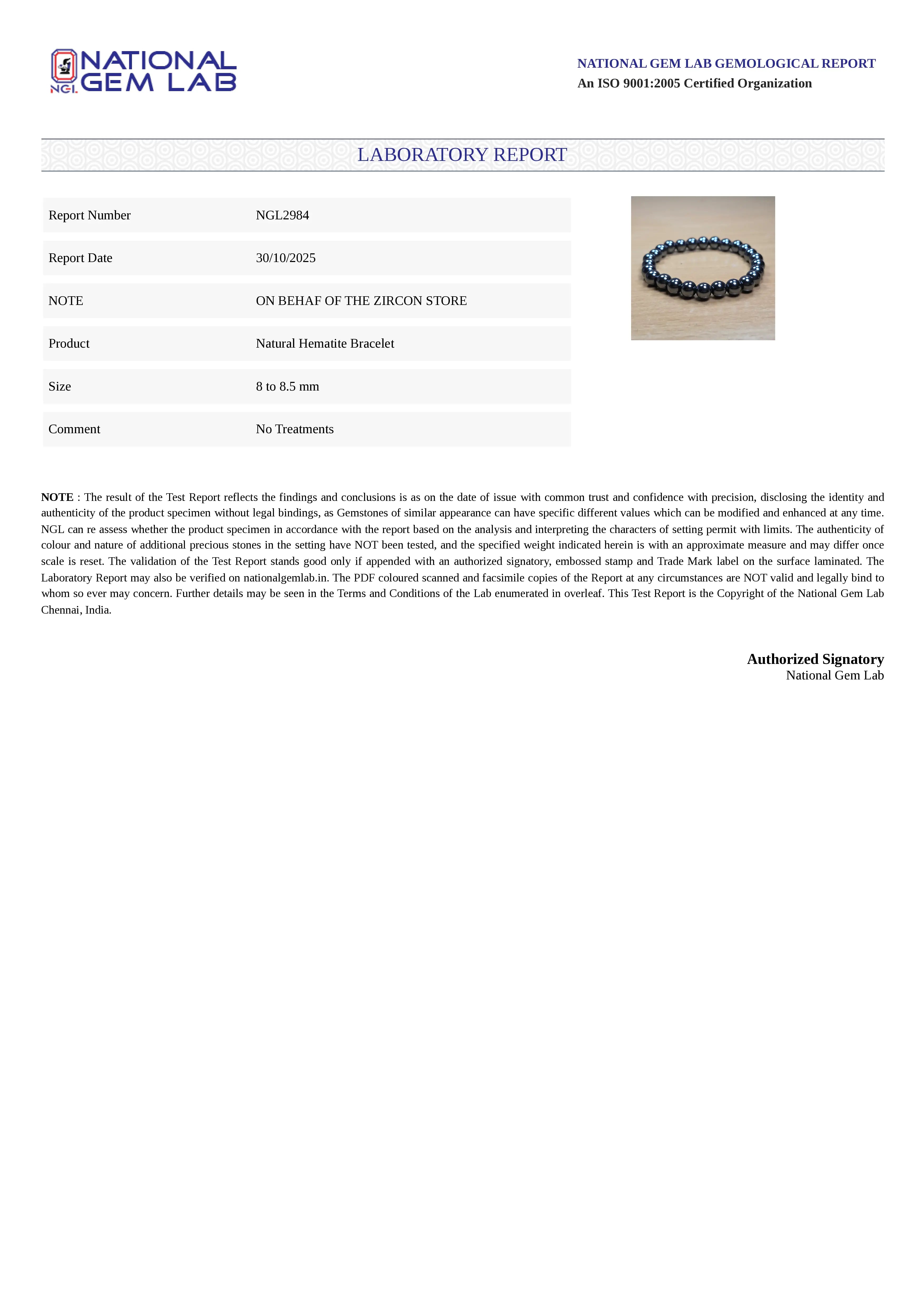 Mystic Grey Hematite – Natural Energy Stone Bracelet