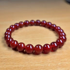Red Onyx Healing Bracelet – Genuine Gemstone Jewelry for Men & Women
