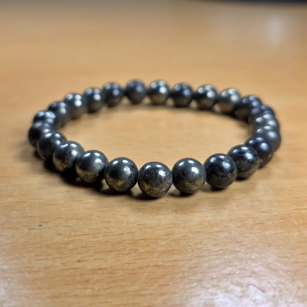 Certified Raw Pyrite Bracelet – Natural Healing Stone