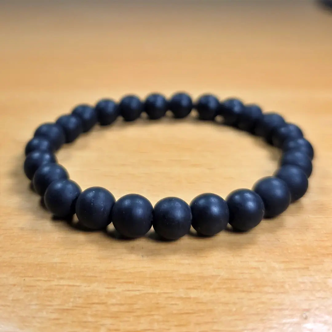 Basalt Bracelet – Natural Lava Stone Bracelet for Strength & Balance