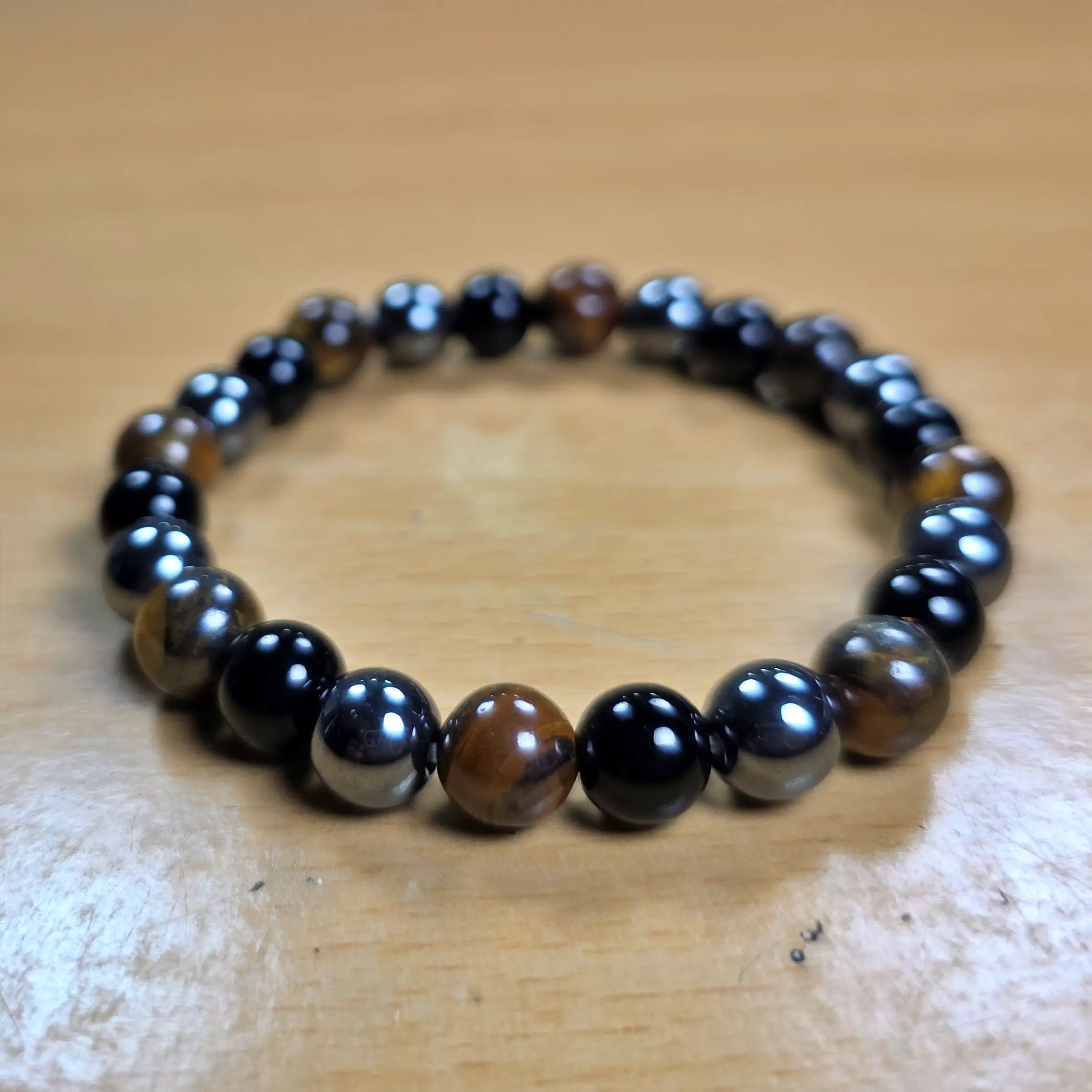 Triple Protection Bracelet – Handcrafted Energy & Spiritual Jewelry