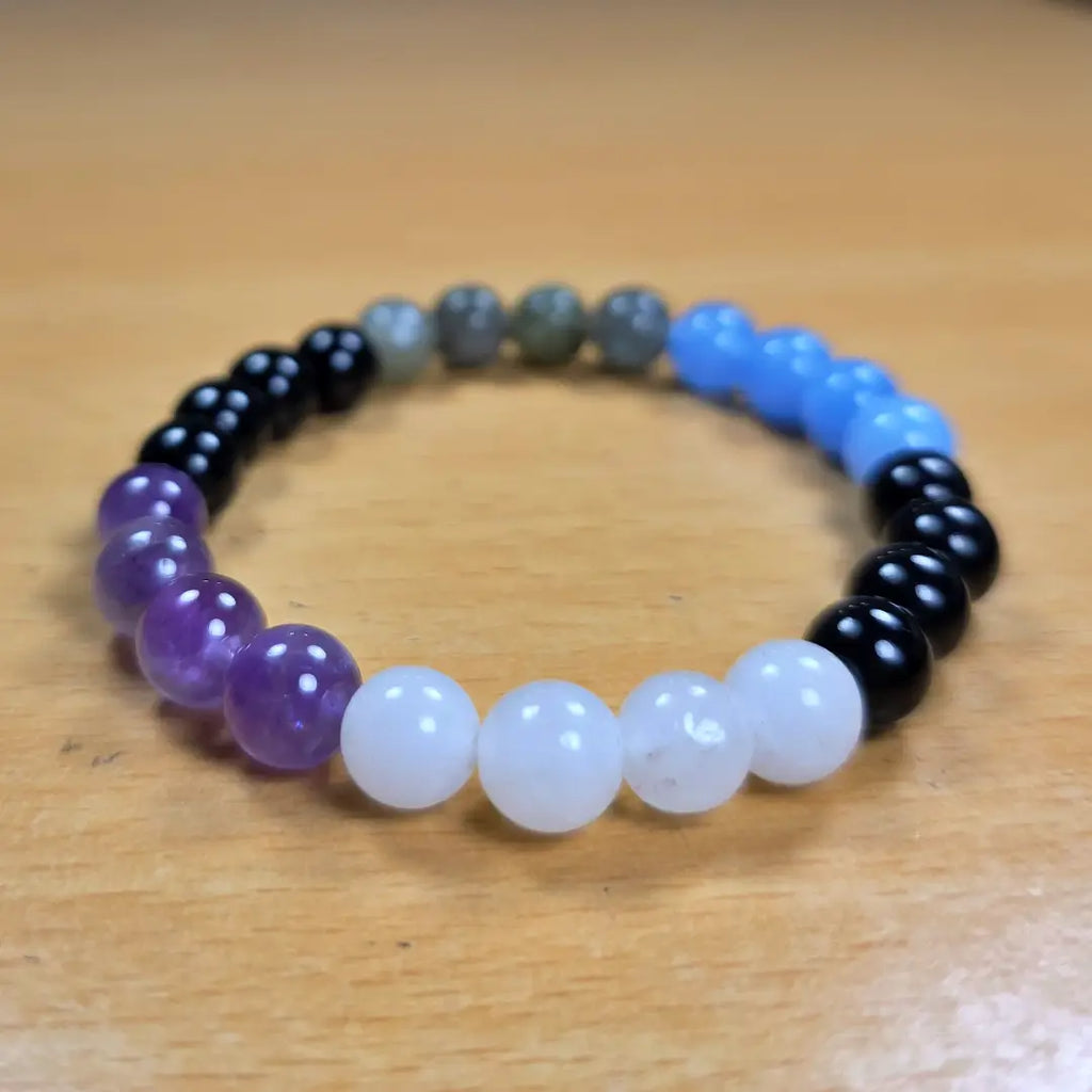 Aquarius Zodiac Bracelet – Crystal Healing Energy for Men & Women