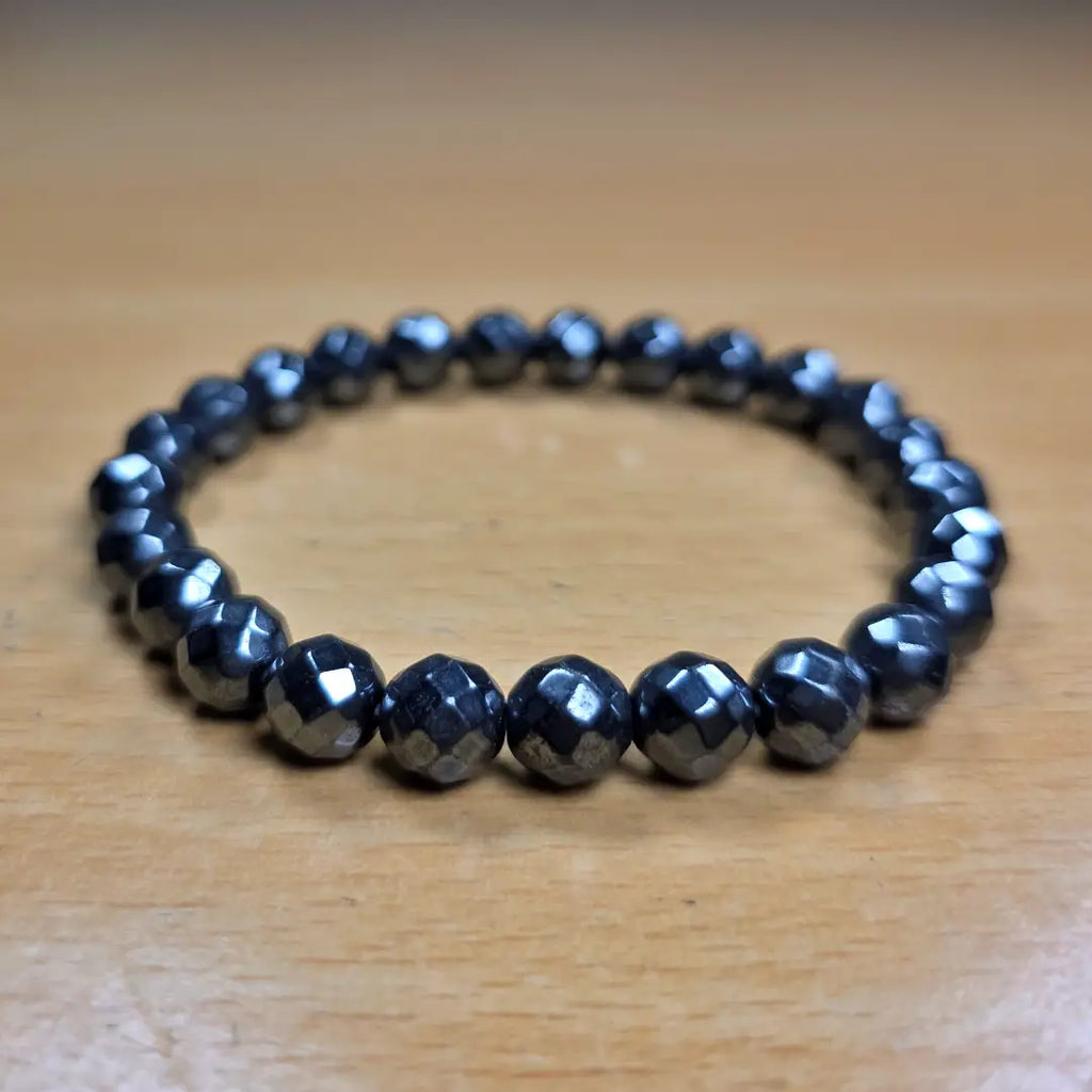 Natural Hematite Bracelet – Grounding & Healing Energy Stone