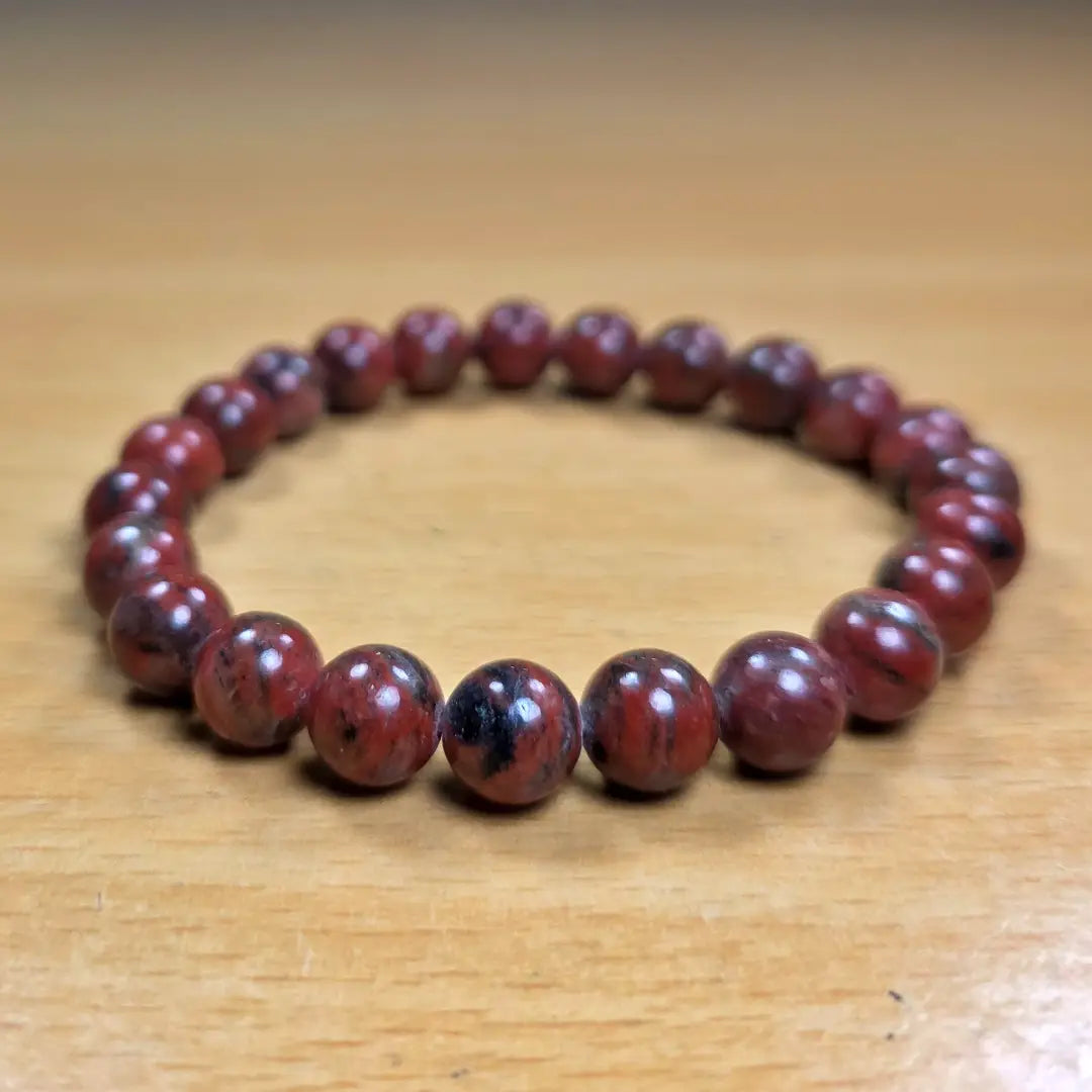 Red Jasper Bracelet – Natural Stone for Strength & Stability