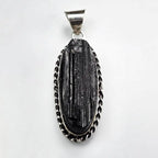 Natural Black Tourmaline Pendant