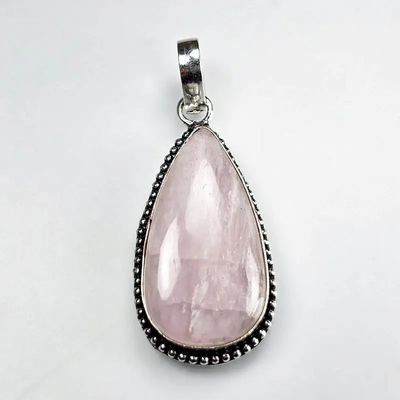 Natural Pink Kunzite Gemstone Pendant