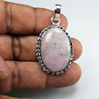 Natural Pink Kunzite Gemstone Pendant