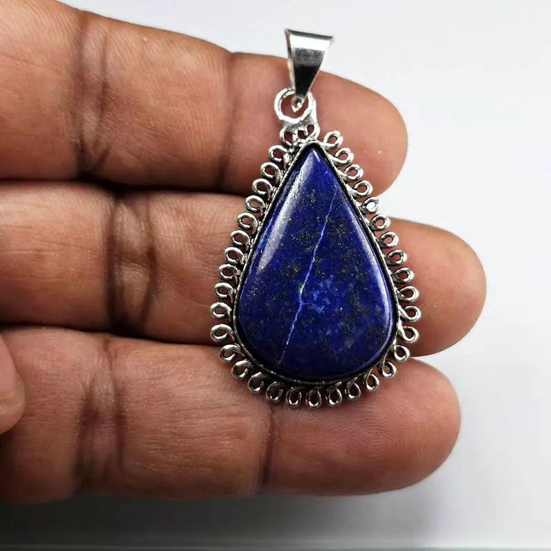 Natural Lapis Lazuli Stone Pendant