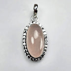 Natural Rose Quartz Pendant