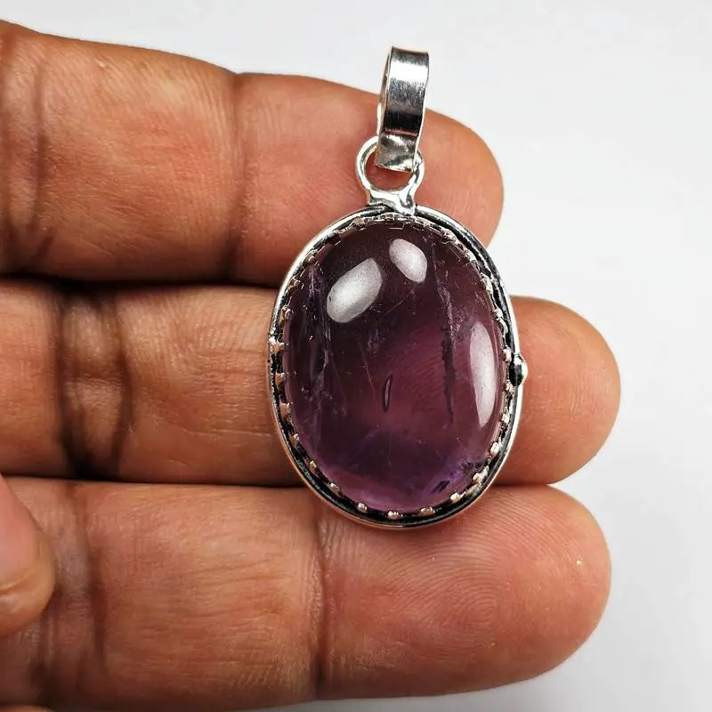 Natural Amethyst stone Pendant (Katela)
