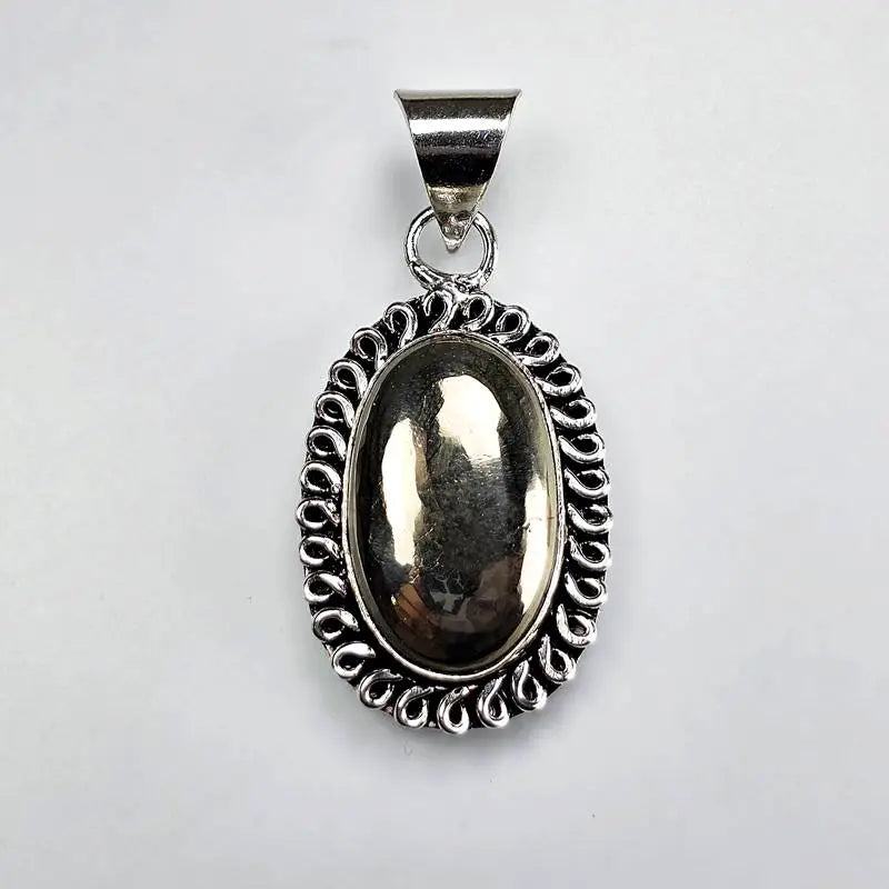 Natural Pyrite Pendant