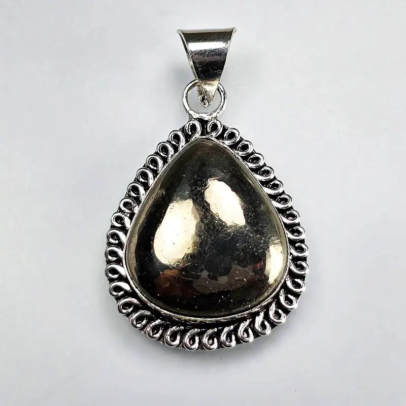 Natural Pyrite Pendant