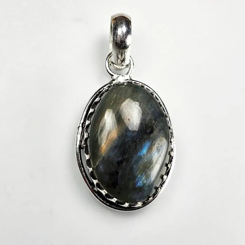 Natural Labradorite Gemstone Pendant
