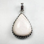 Natural Scolecite Pendant