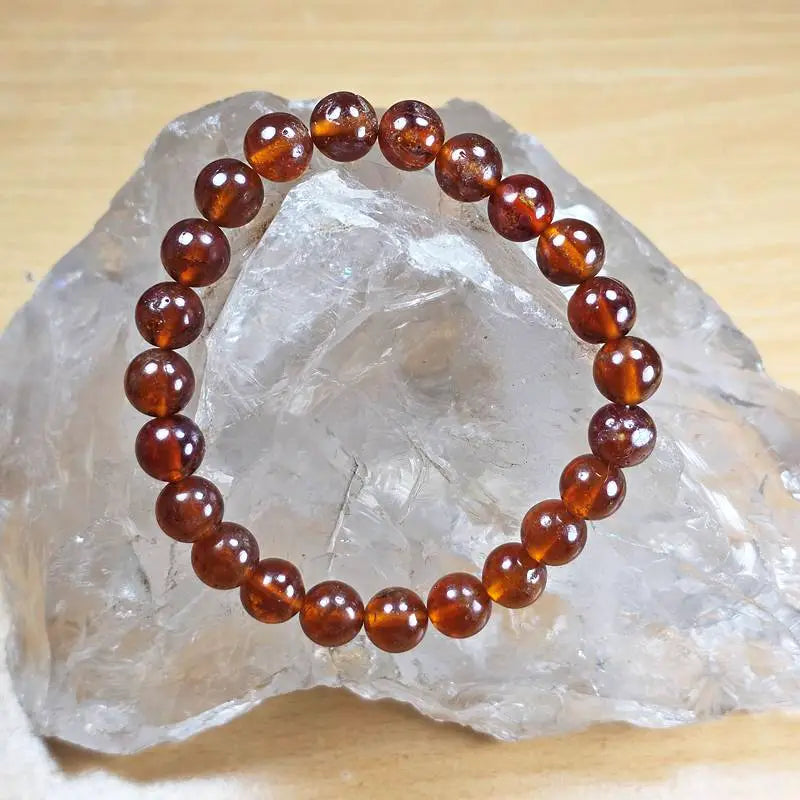 Natural Gomed Stone Hessonite Garnet Bracelet