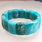 Amazonite Flat Bead Bracelet