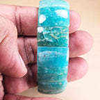 Amazonite Flat Bead Bracelet