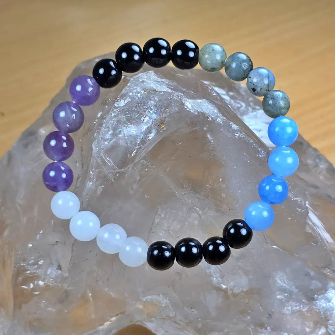 Aquarius Zodiac Bracelet – Crystal Healing Energy for Men & Women
