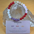 Cancer Zodiac Bracelet – Crystal Healing Energy for Emotional Balance