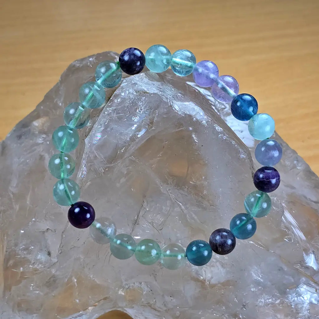 Buy Fluorite Bracelet Online in India | Certified Natural Stone