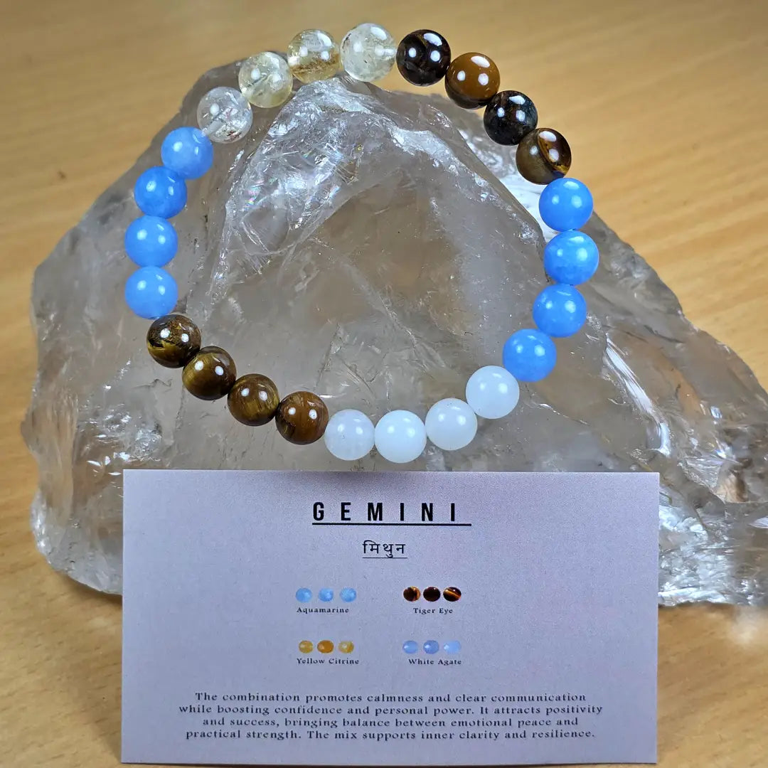 Gemini Bracelet – Unique Zodiac Gift for Gemini Men & Women