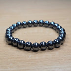 Mystic Grey Hematite – Natural Energy Stone Bracelet