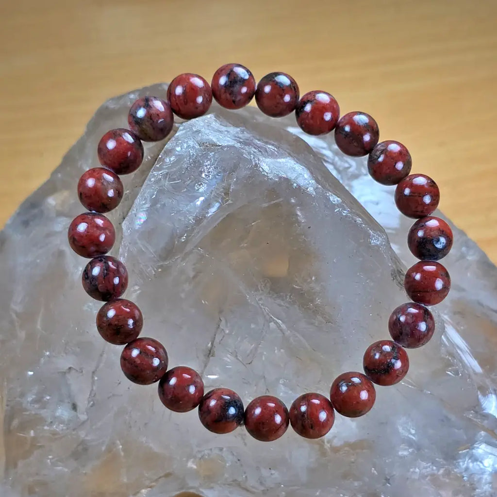 Buy Mahogany Obsidian Bracelet Online in India | Certified Stone