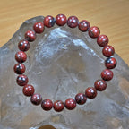 Red Jasper Bracelet – Natural Stone for Strength & Stability
