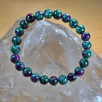 Natural Ruby Zoisite Stone Bracelet – Energy & Heart Chakra Gem