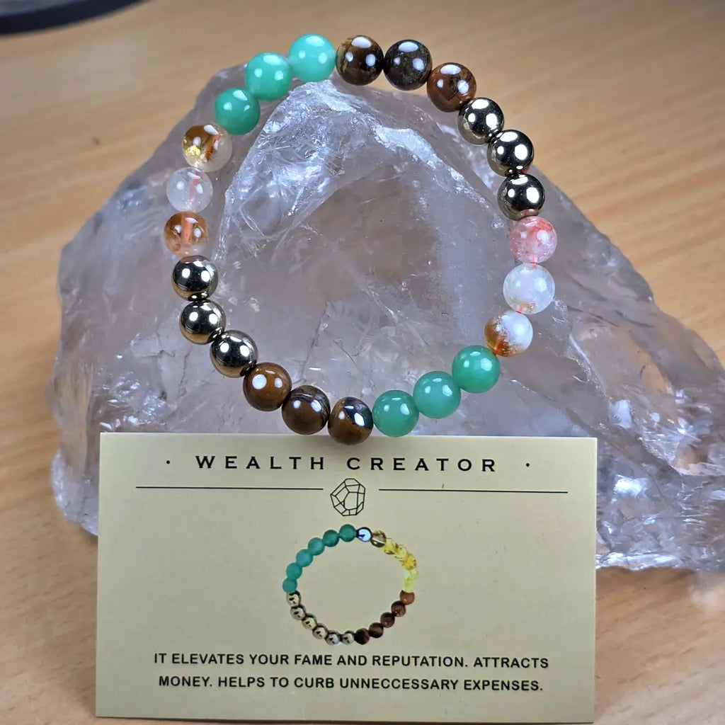 Wealth Bracelet – Crystal Energy Jewelry for Prosperity & Good Fortune